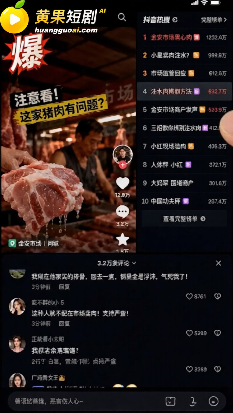 AI短剧《极品特务:别惹卖猪肉的》第七集 双向卧底暧昧暗流涌动