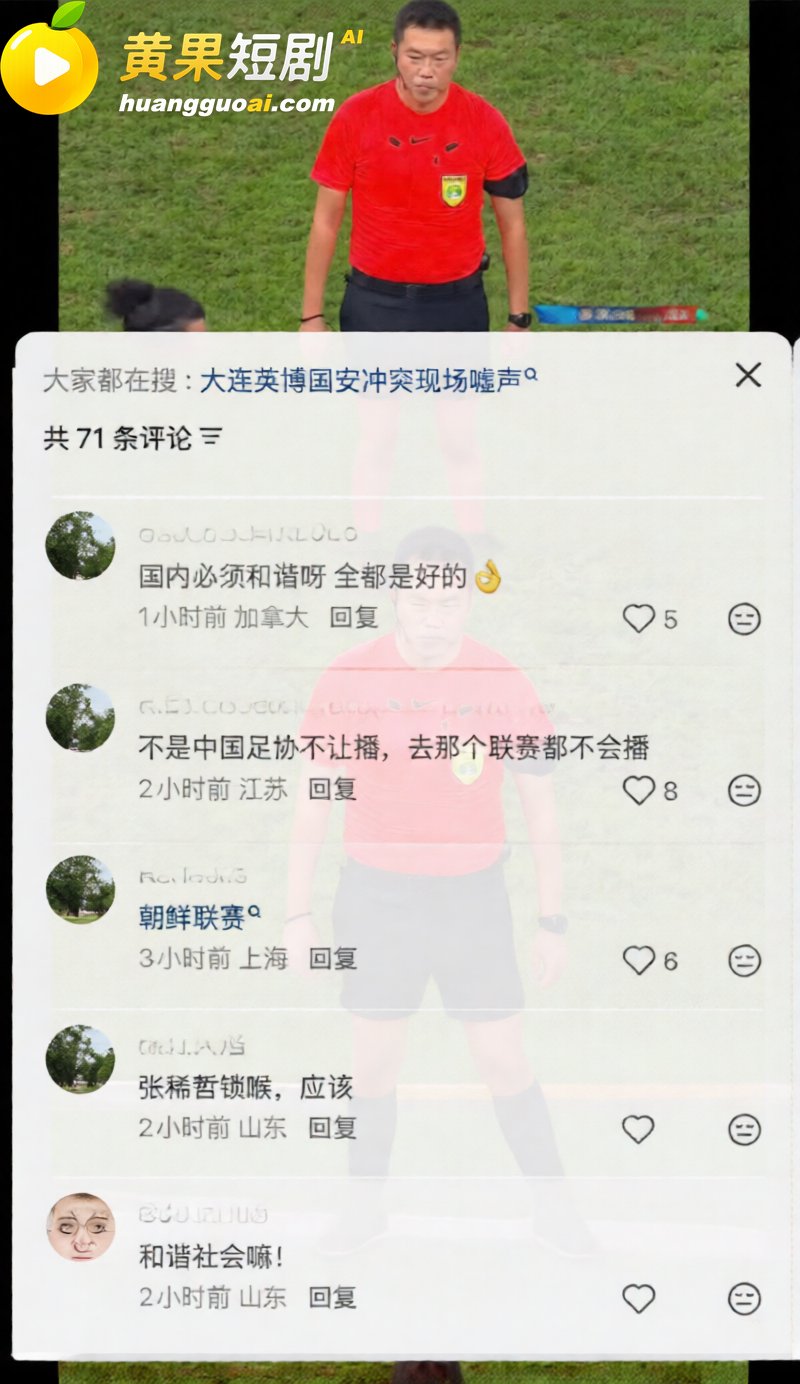 中超再现名场面 大连英博VS北京国安 爆发大规模冲突 导播火速切镜静音！