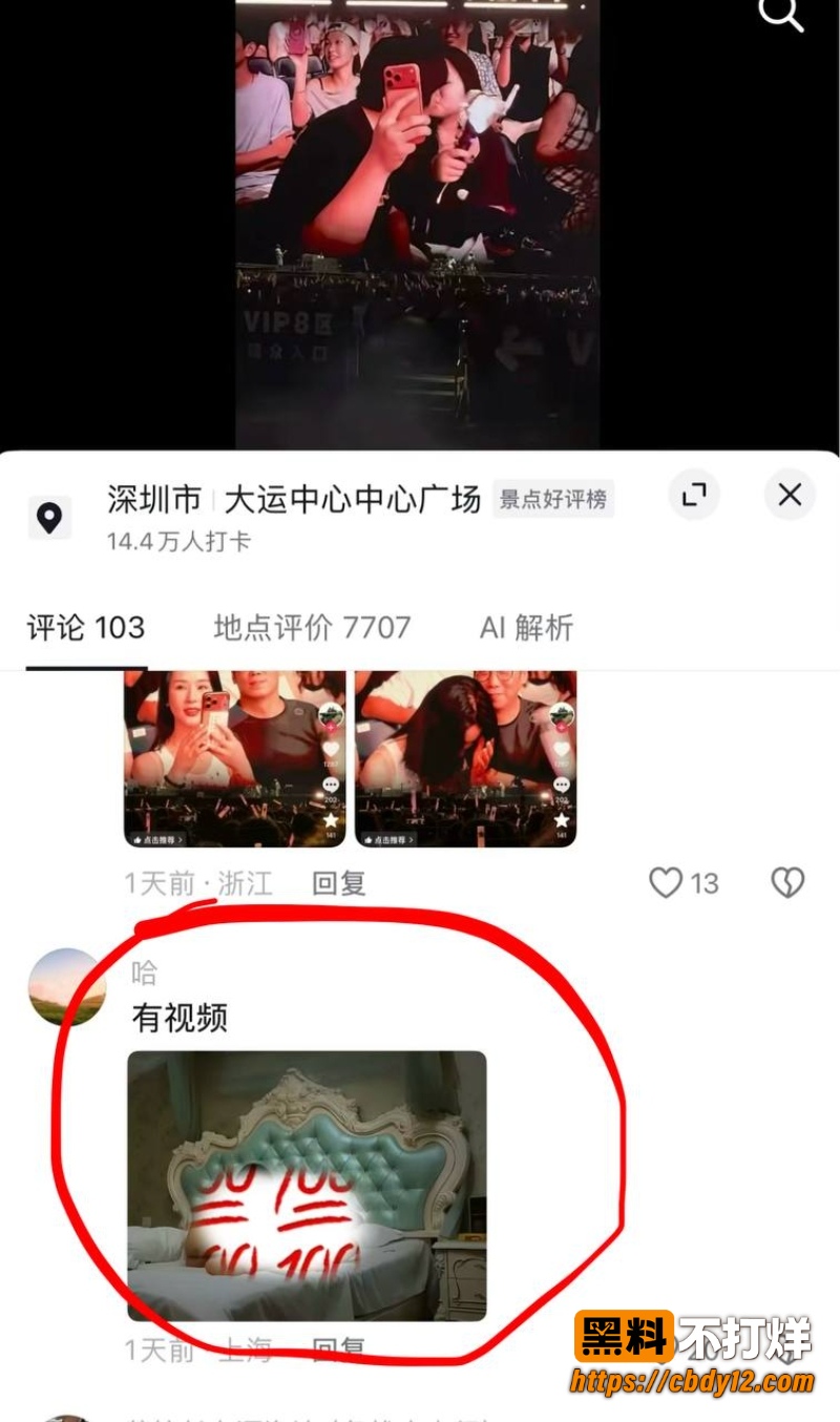 邓紫棋深圳演唱会情侣躲镜头引热搜 百万粉美妆博主李艾琳被扒约会分公司当小三 疑似不雅视频流出