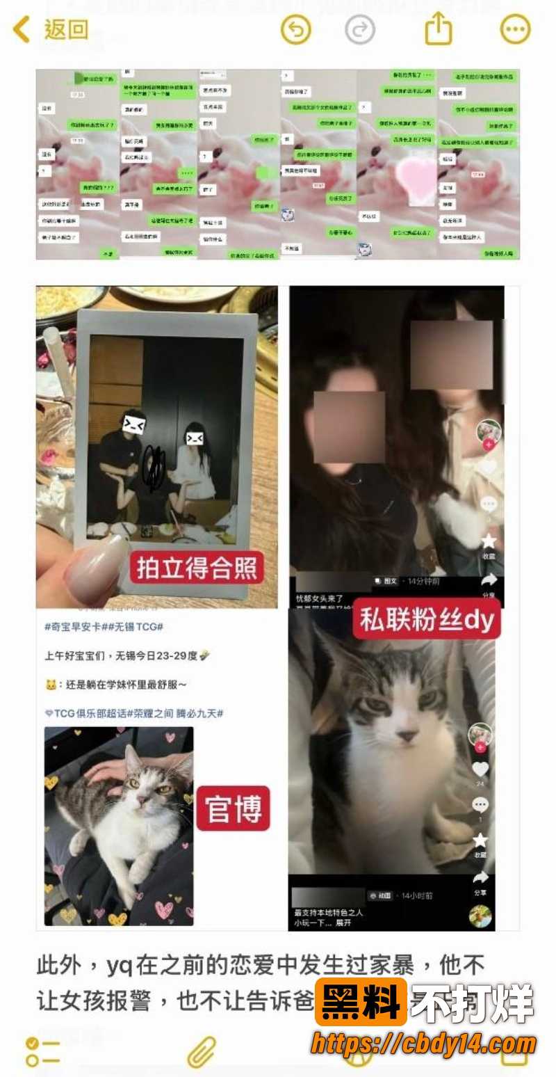 王者荣耀职业选手 无锡TCG语钦 被前女友怒爆家暴 PUA多次出轨私联粉丝
